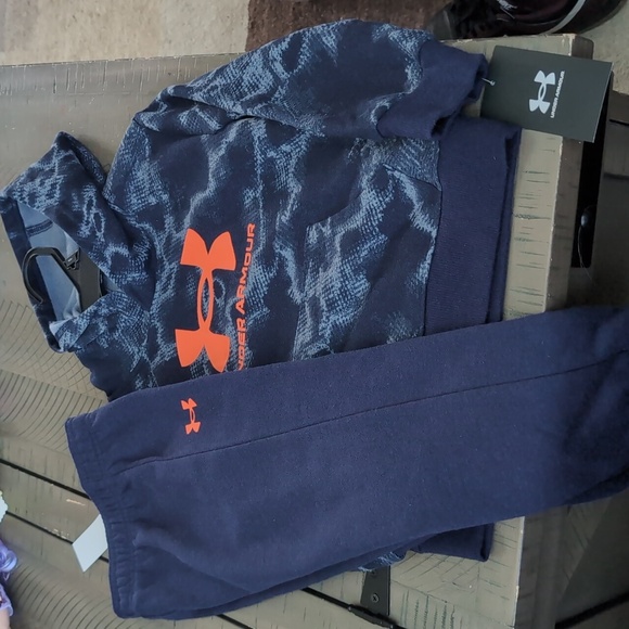 Under Armour Toddler  Rival Tide Shift Hoodie & Jogger Pants, 2 Piece Set - Picture 4 of 4